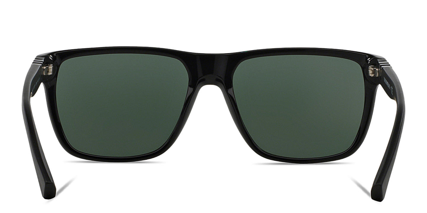 Emporio Armani Unisex Square Sunglasses1 in Shiny Black – Product Photo 3