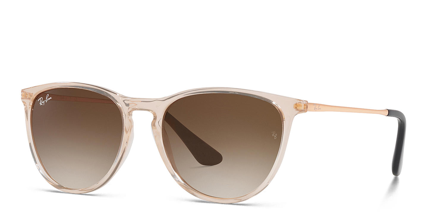 Ray-Ban Junior Kids Erika Panthos Sunglasses in Transparent light brown – Product Photo 2
