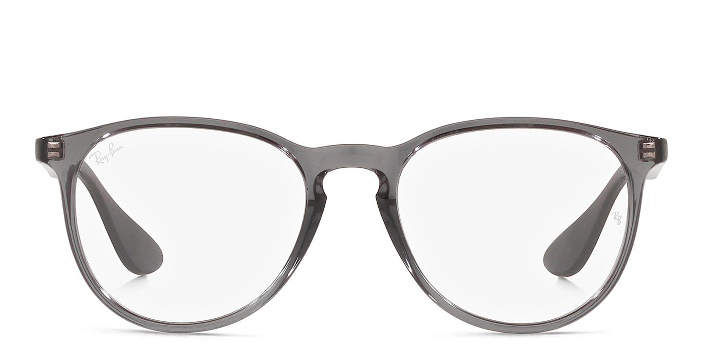 Ray-Ban Erika Round Eyeglasses in Transparent Grey – Product Photo 0