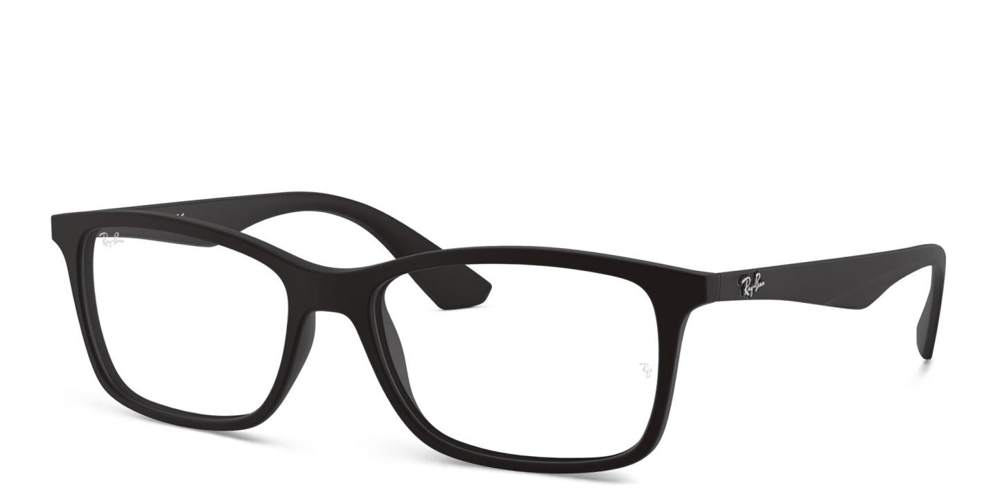 Ray-Ban Optics Unisex Rectangle Eyeglasses in Black – Product Photo 2