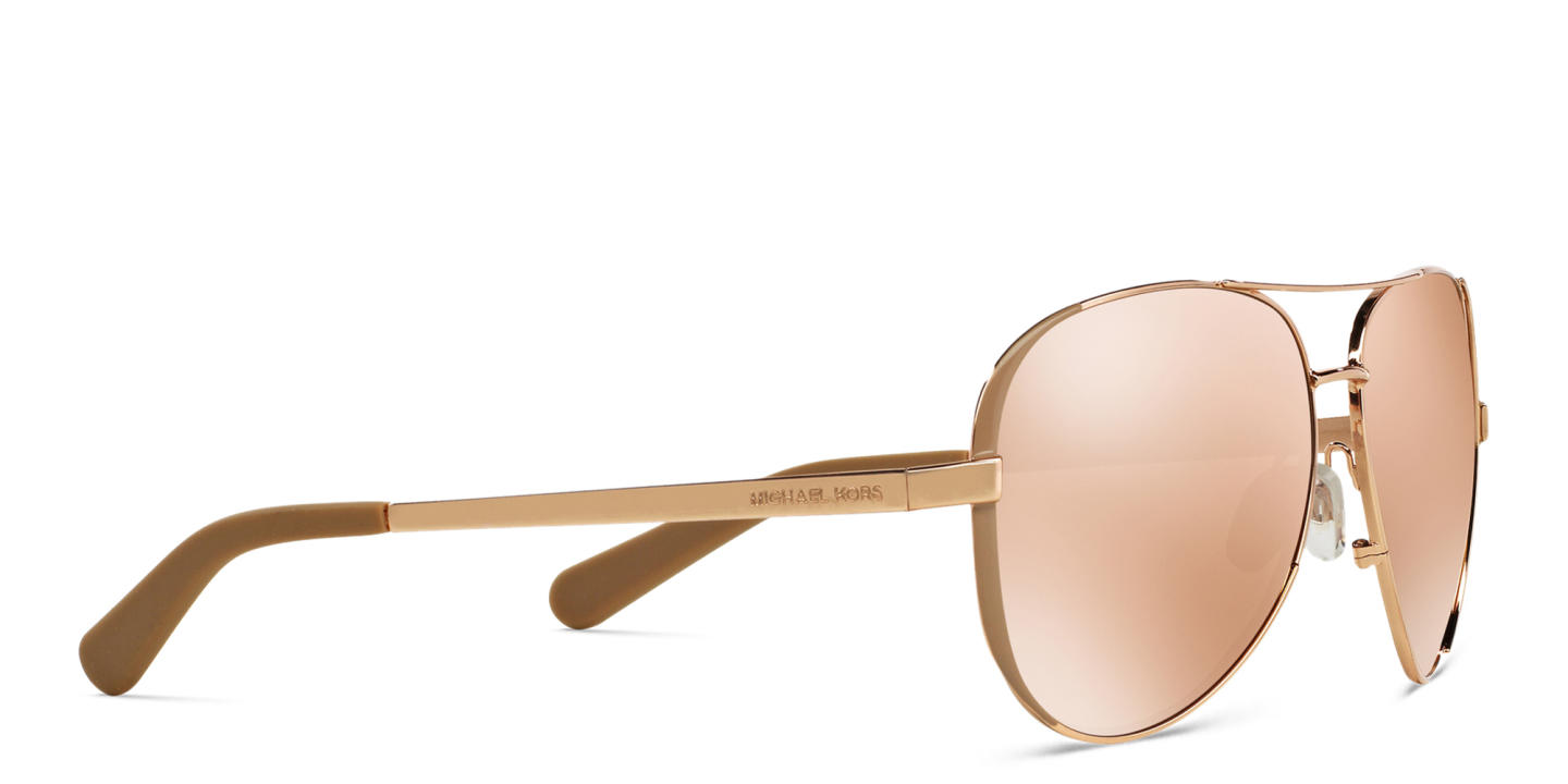 Michael Kors Aviator Sunglasses in Rose Gold – Product Photo 3