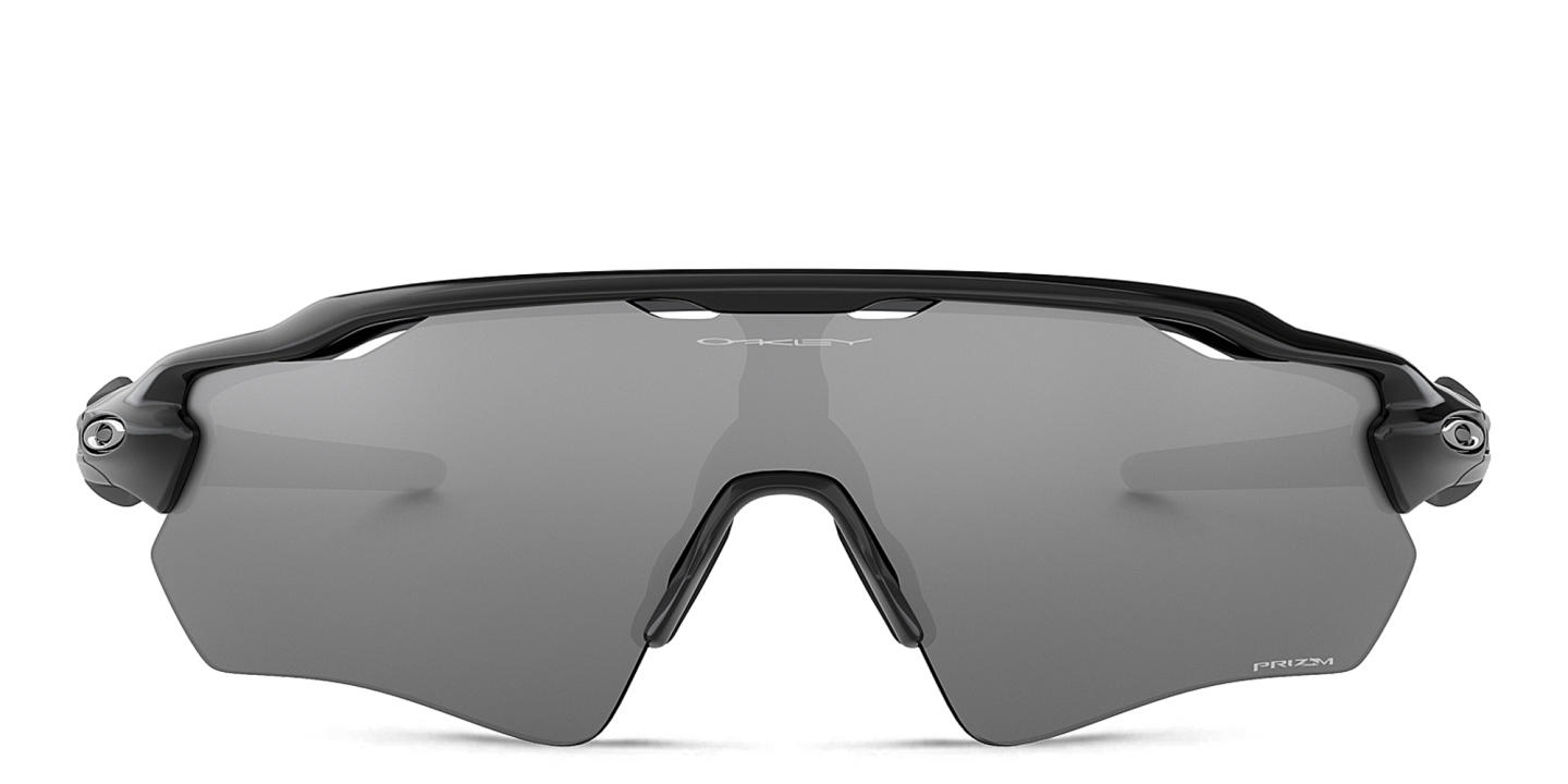 Oakley Radar EV Path Half-Rim Mask Sunglasses in Polished Black – Product Photo 0