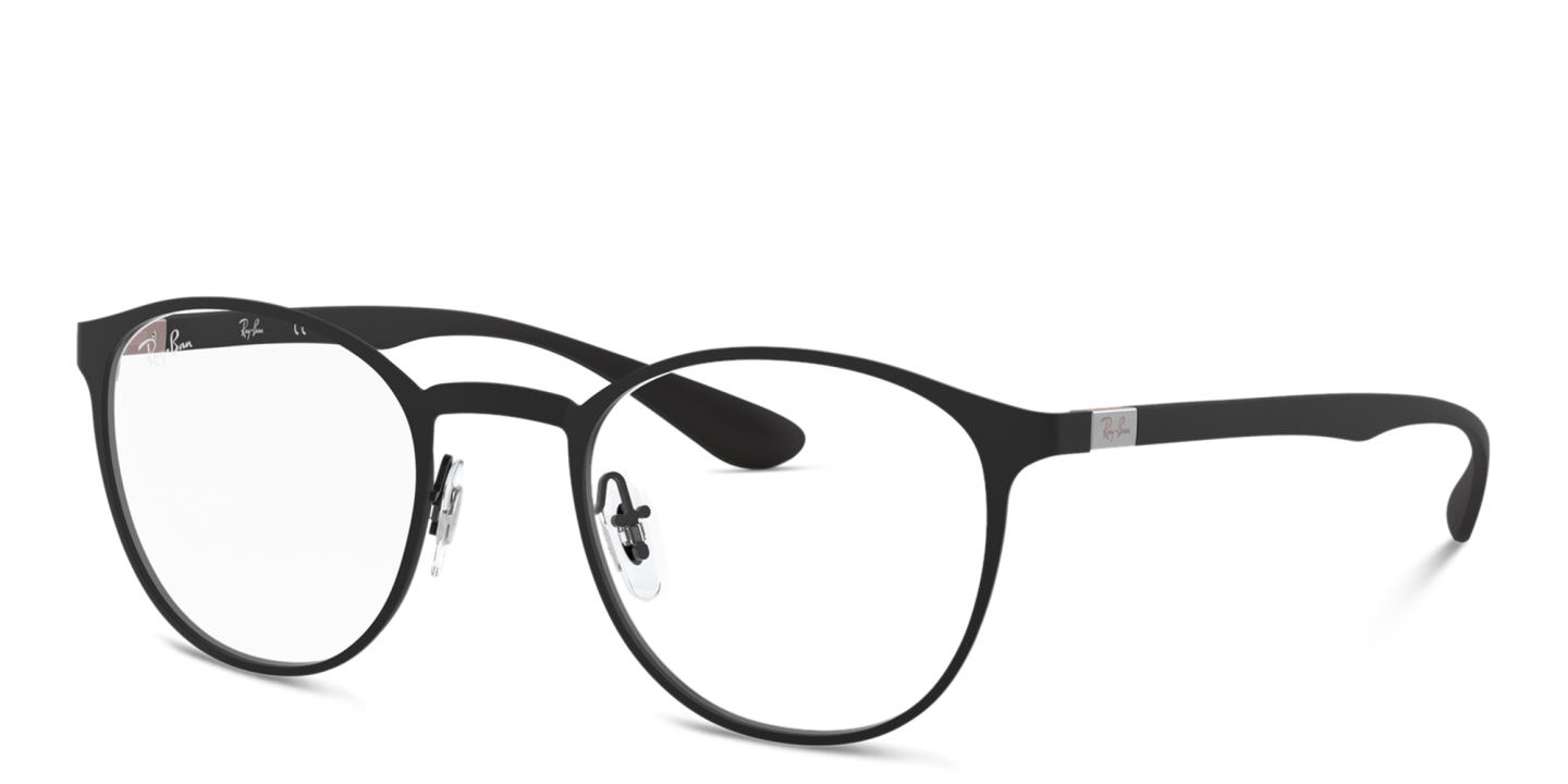 Shop Ray-Ban Optics Unisex Panthos Eyeglasses in Black online.