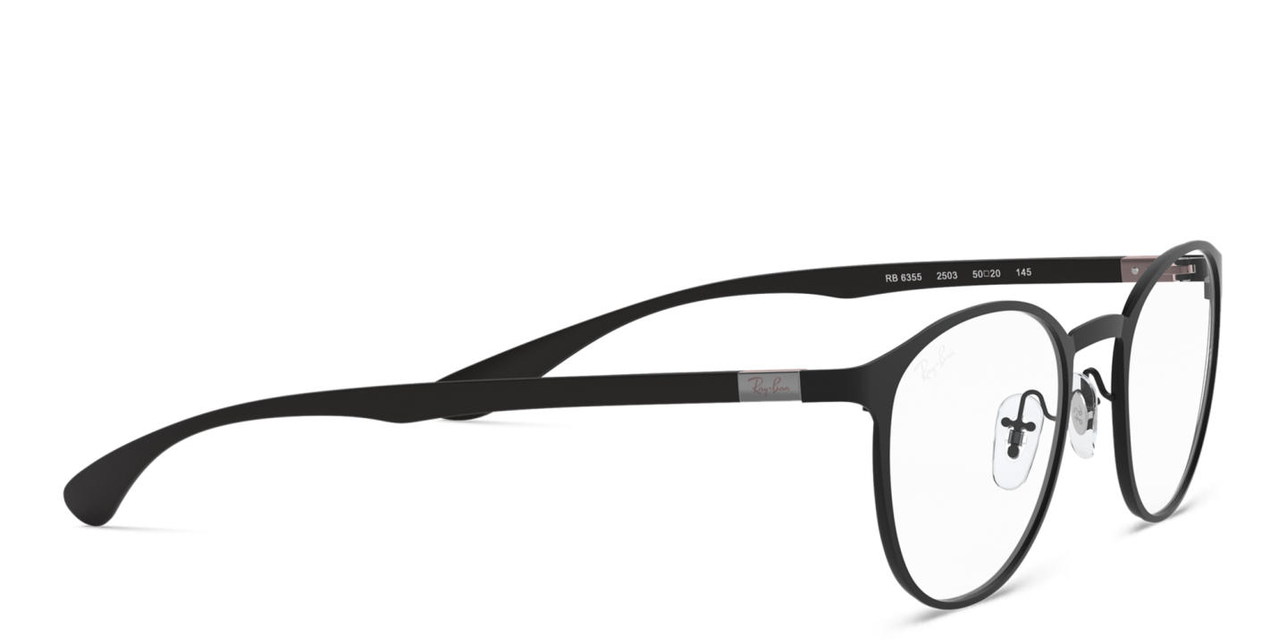 Shop Ray-Ban Optics Unisex Panthos Eyeglasses in Black online.