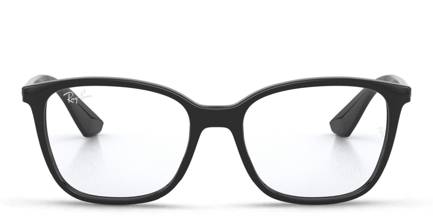 Ray-Ban Unisex Square Eyeglasses in Black – Product Photo 0