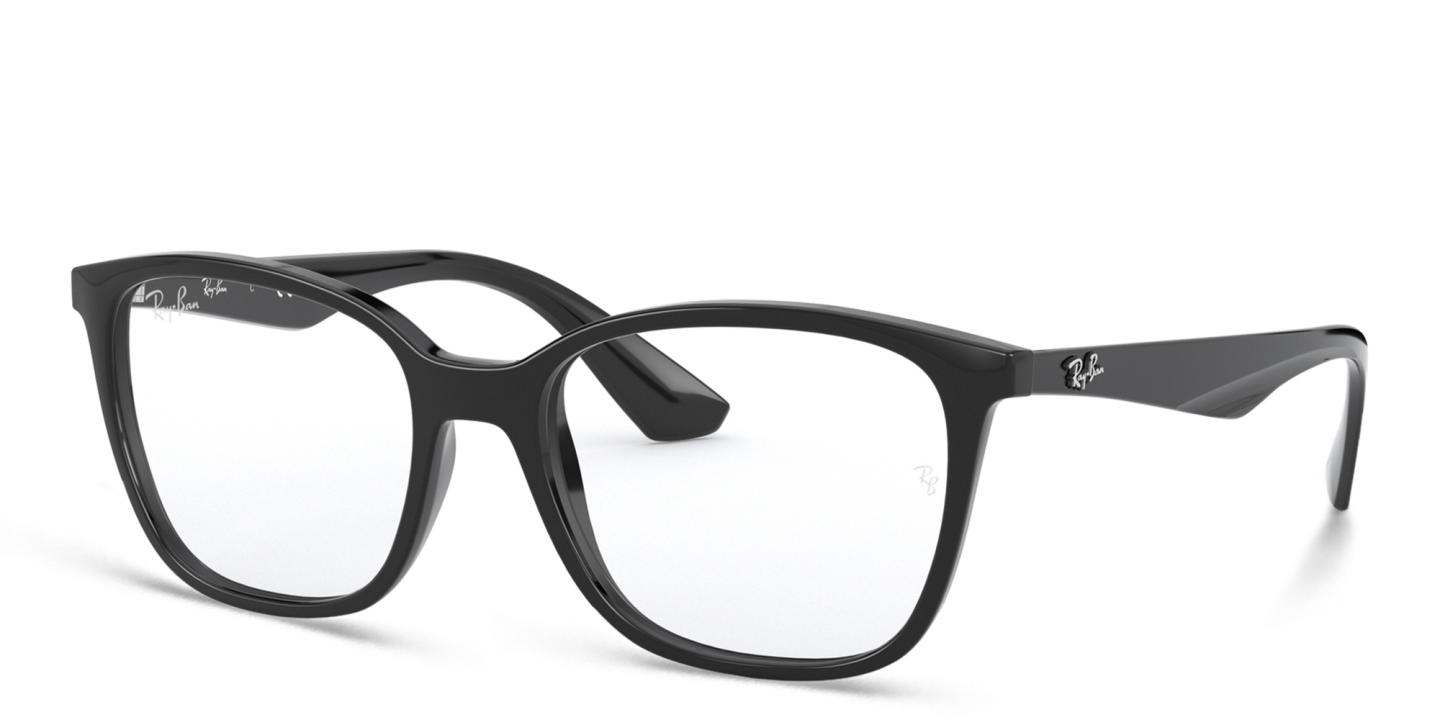 Ray-Ban Unisex Square Eyeglasses in Black – Product Photo 1