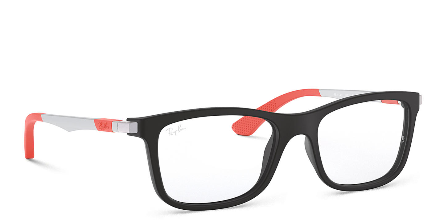 Ray-Ban Junior Kids Square Eyeglasses in Black – Product Photo 3