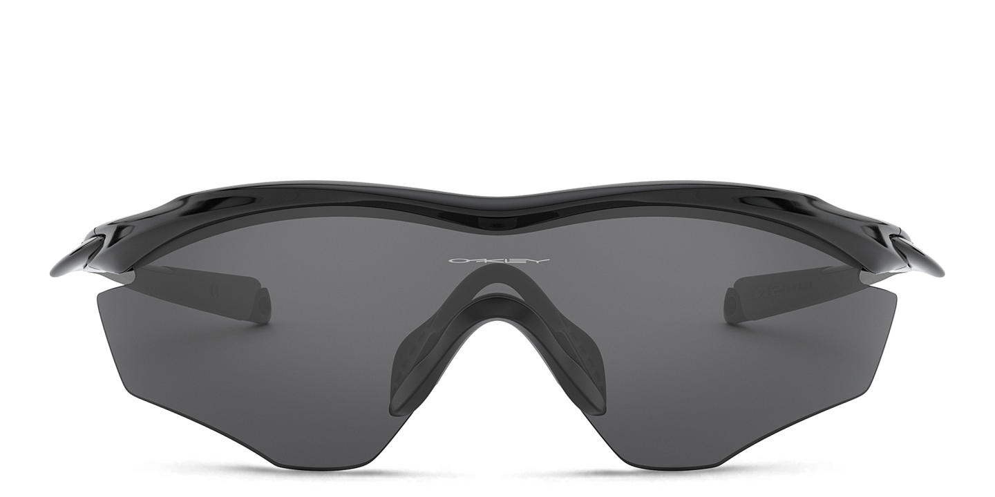 Shop Oakley M2 Frame XL Half-Rim Irregular Sunglasses in Black online.