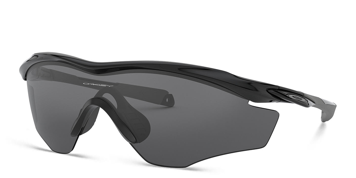 Shop Oakley M2 Frame XL Half-Rim Irregular Sunglasses in Black online.