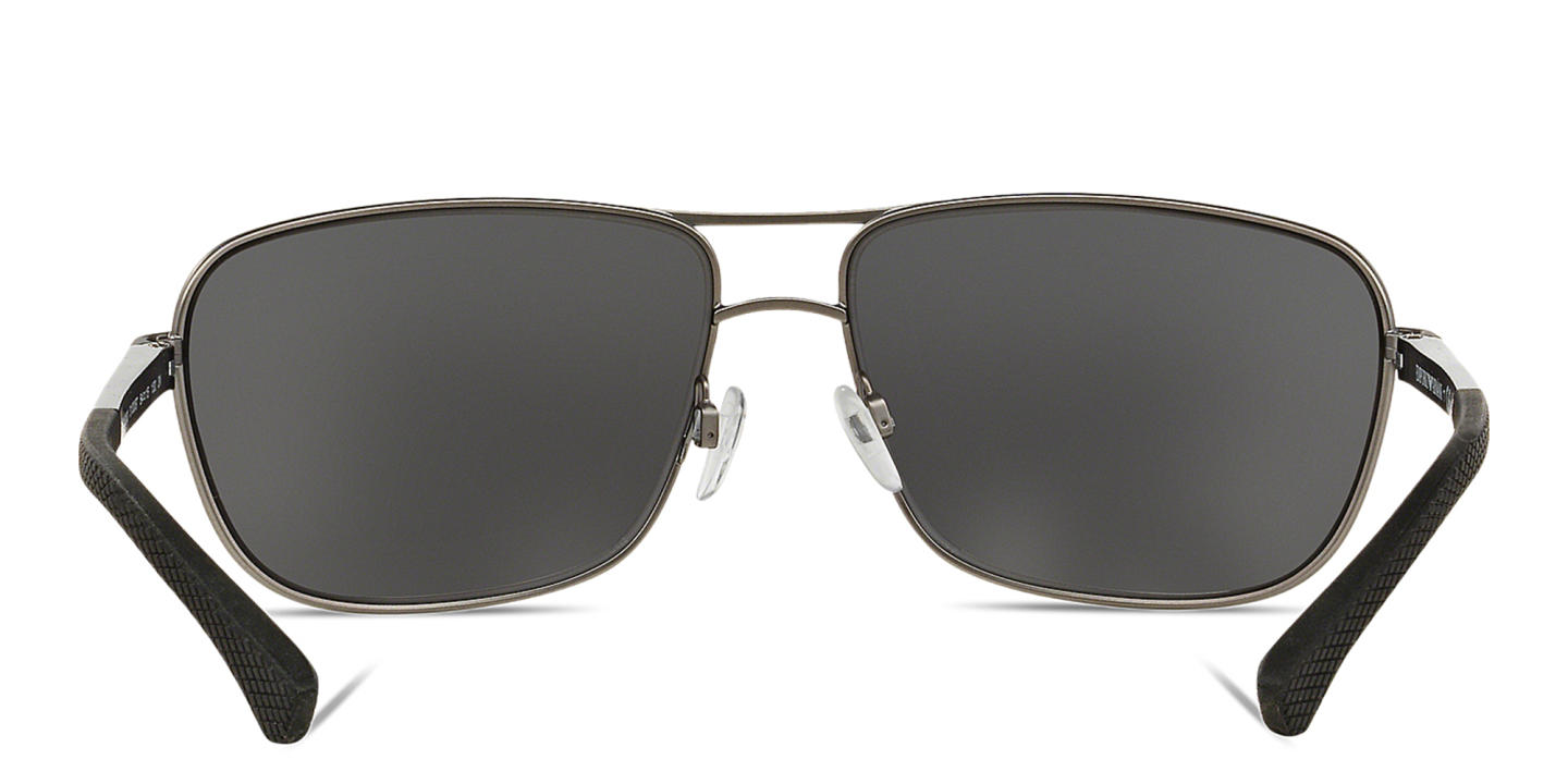 Emporio Armani Rectangle Sunglasses in Gunmetal – Product Photo 3