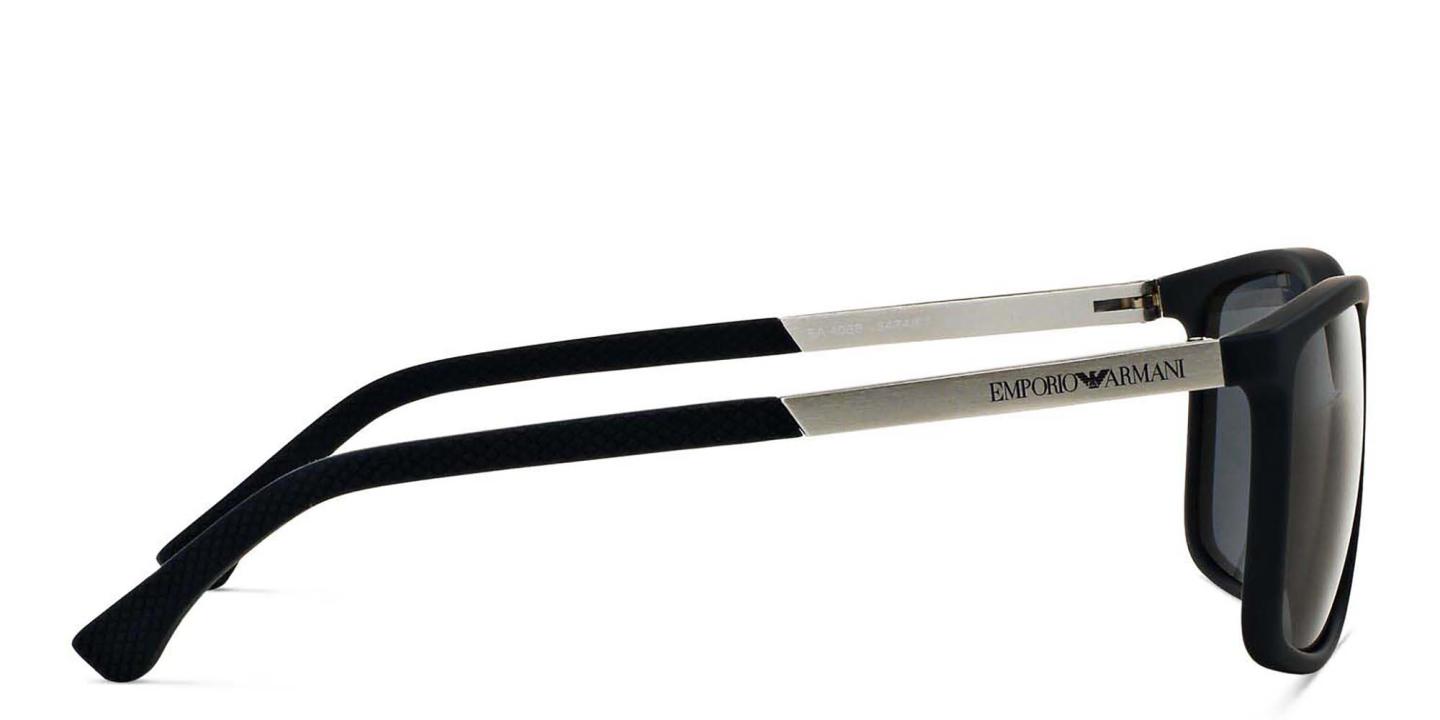 تسوق نظارة شمسية بإطار مستطيل امبوريو أرماني بلون أزرق أونلاين.