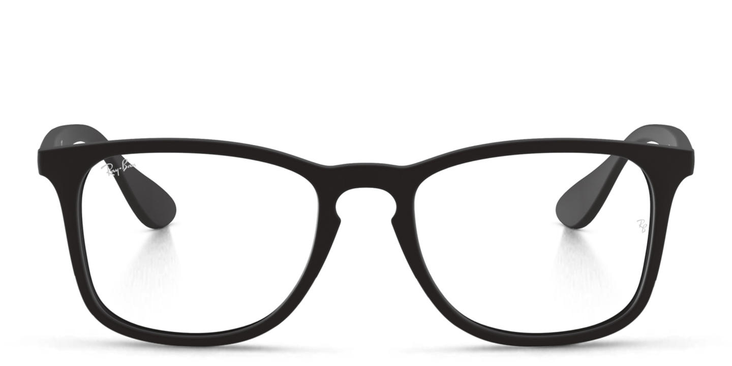 Ray-Ban Unisex Square Eyeglasses in Black – Product Photo 0