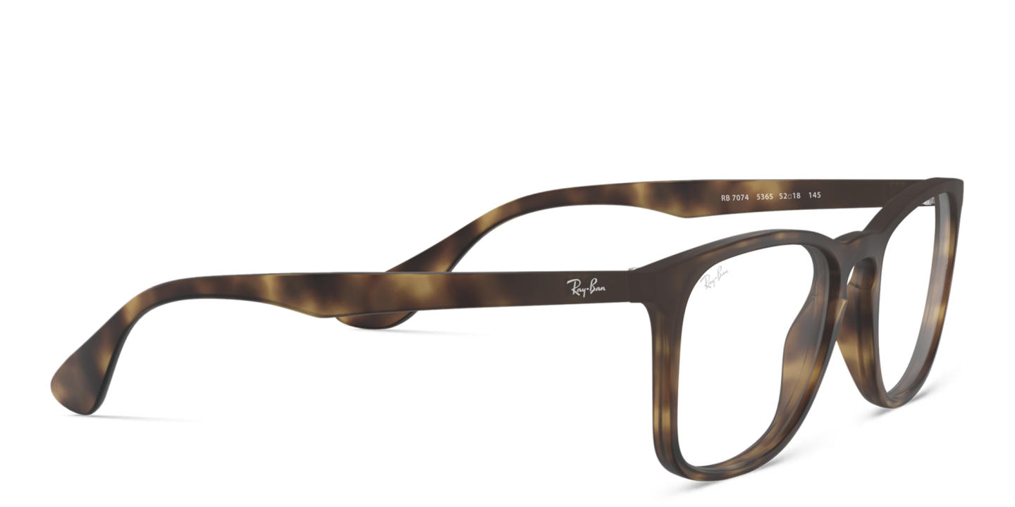 Ray-Ban Square Eyeglasses in Havana – Product Photo 3