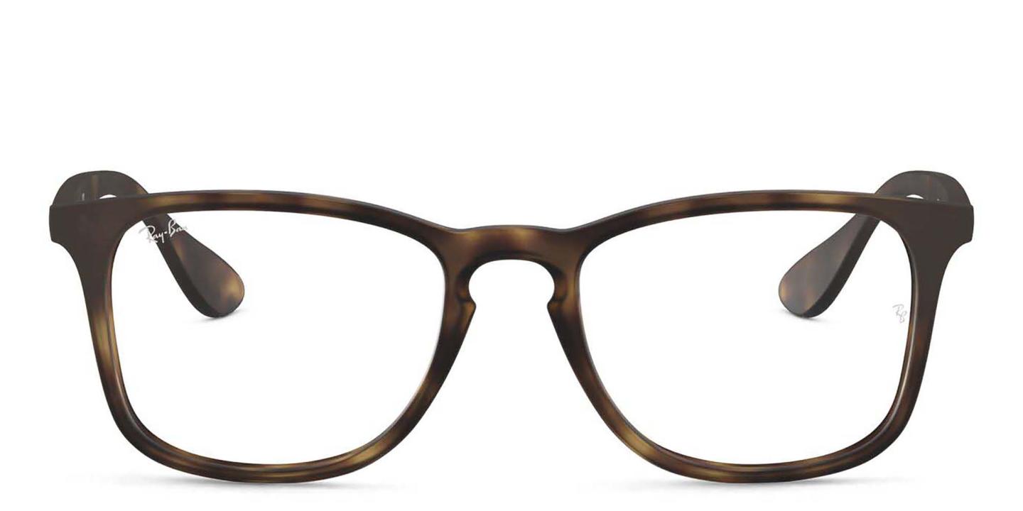 Ray-Ban Unisex Square Eyeglasses in Havana – Product Photo 0