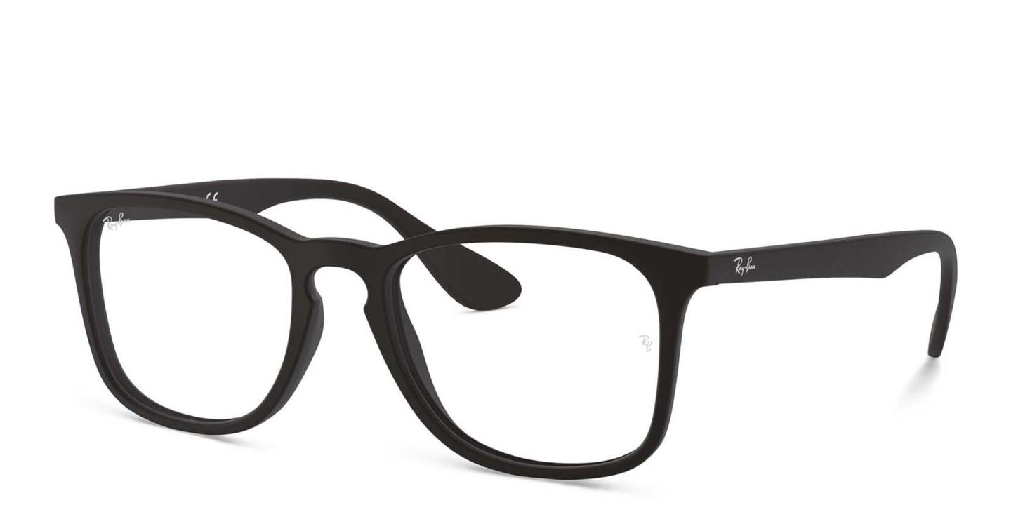 Ray-Ban Unisex Square Eyeglasses in Black – Product Photo 1