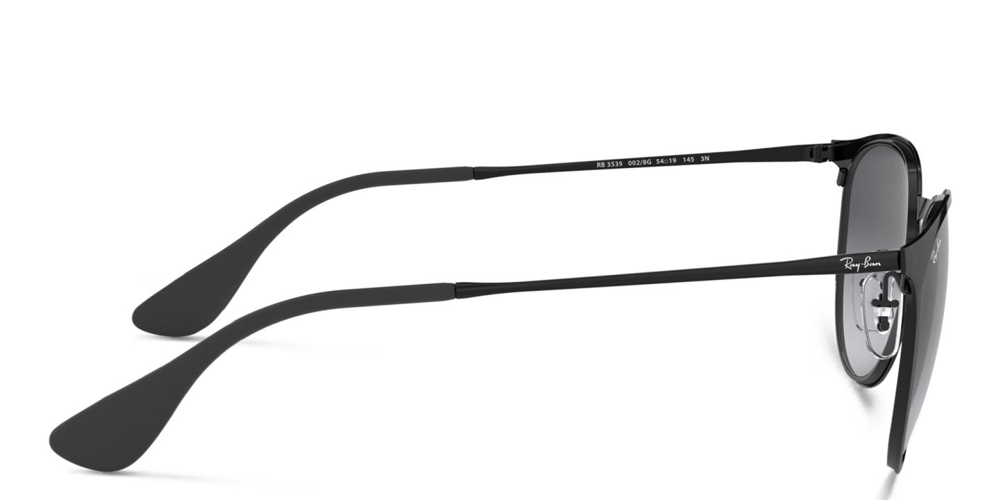 Ray-Ban Erika Metal Unisex Panthos Sunglasses in Black – Product Photo 2