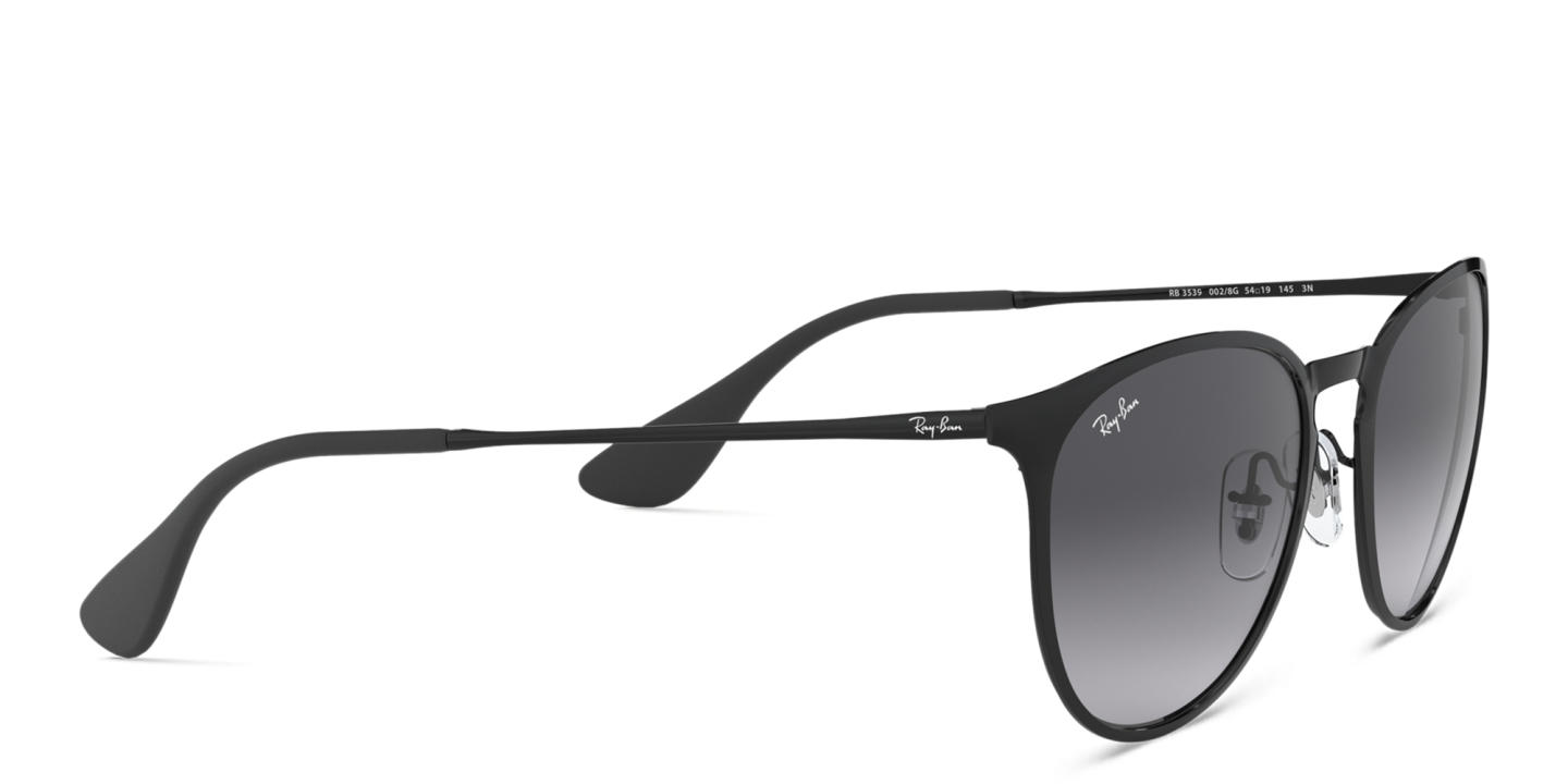 Ray-Ban Erika Metal Unisex Panthos Sunglasses in Black – Product Photo 3