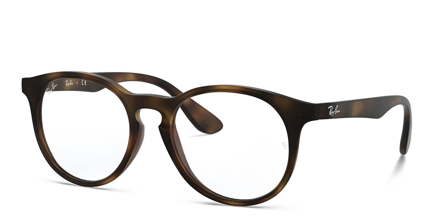 Ray-Ban Junior Kids Round Eyeglasses in Havana – Product Photo 1