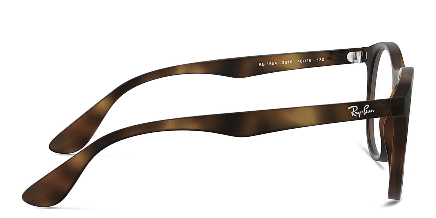 Ray-Ban Junior Kids Round Eyeglasses in Havana – Product Photo 2