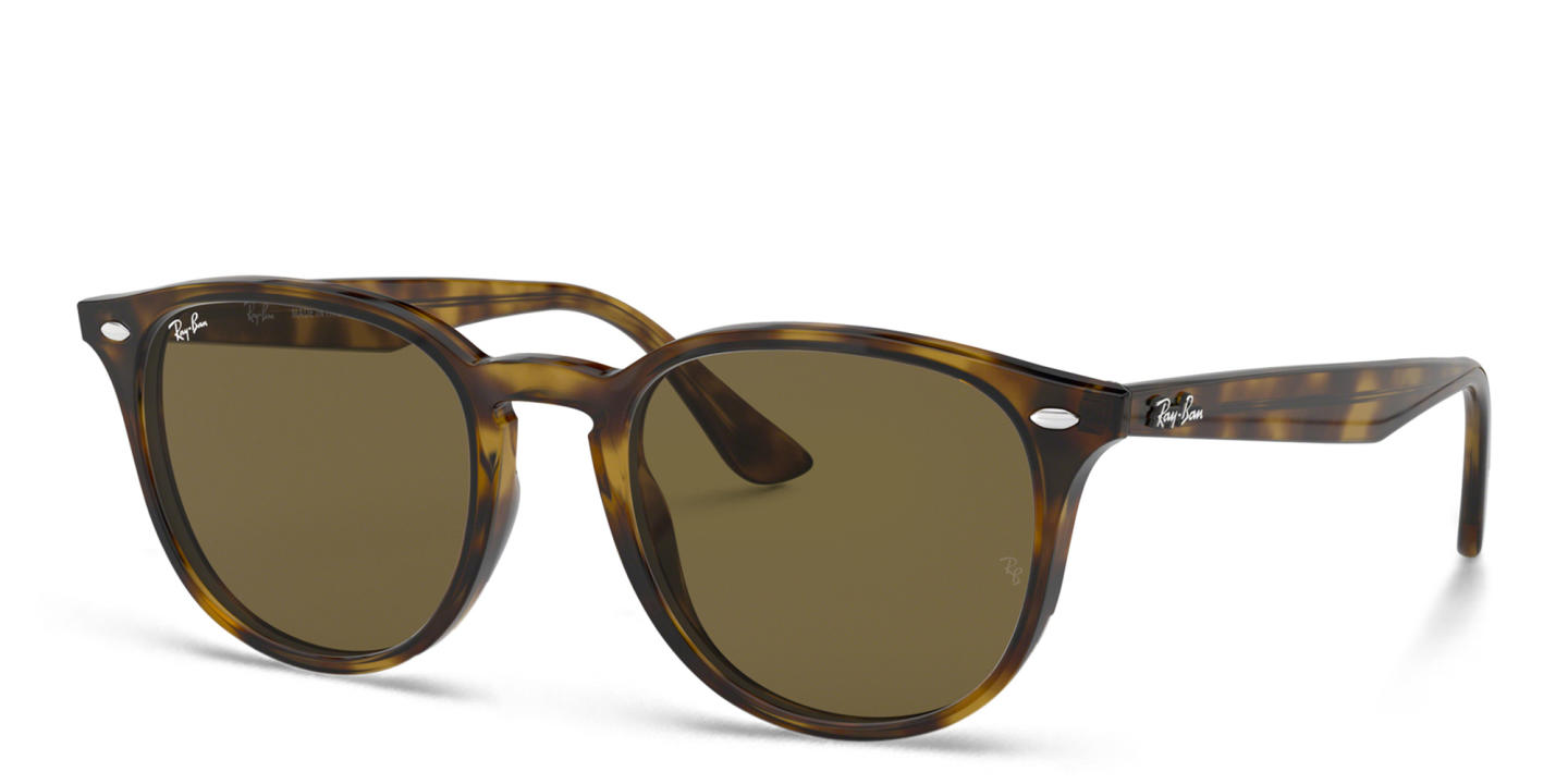 Ray-Ban Unisex Round Sunglasses in Light Havana – Product Photo 1