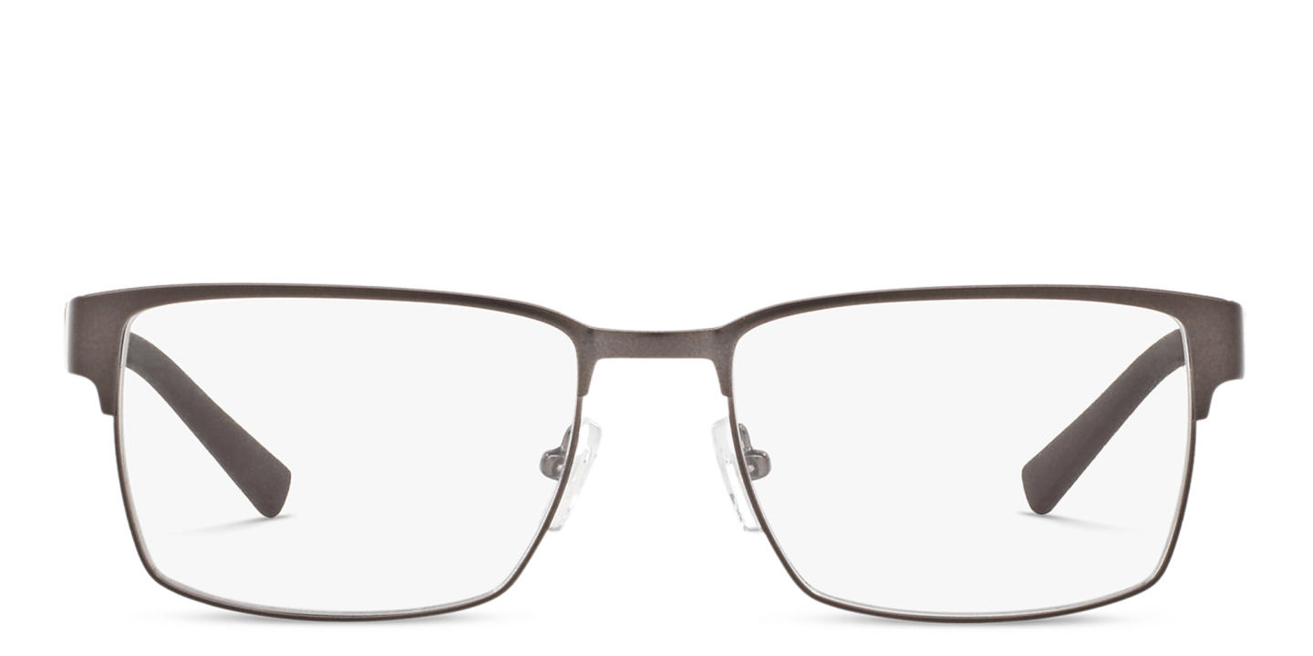 تسوق نظارة طبية بإطار مستطيل أرماني إكستشينج بلون رصاصي أونلاين.