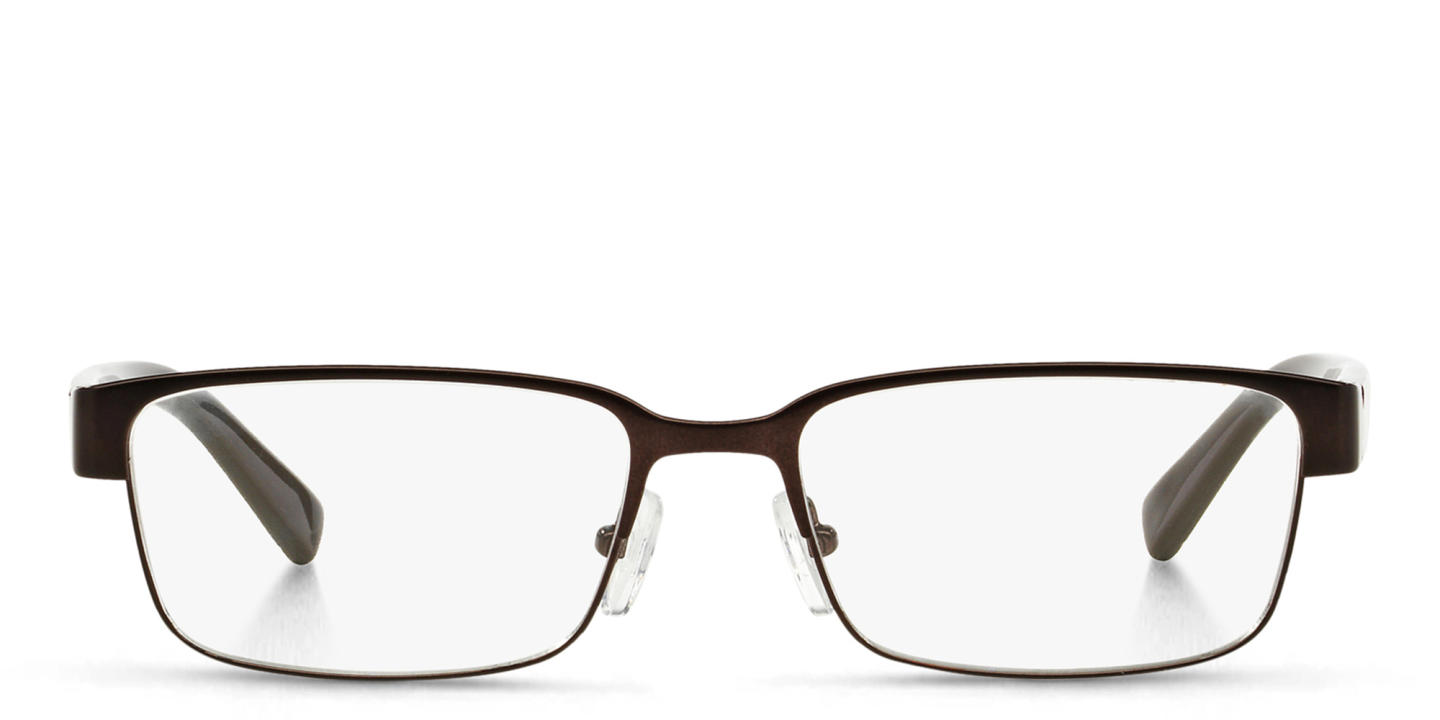Armani Exchange Rectangle Eyeglasses in Brown – Product Photo 0