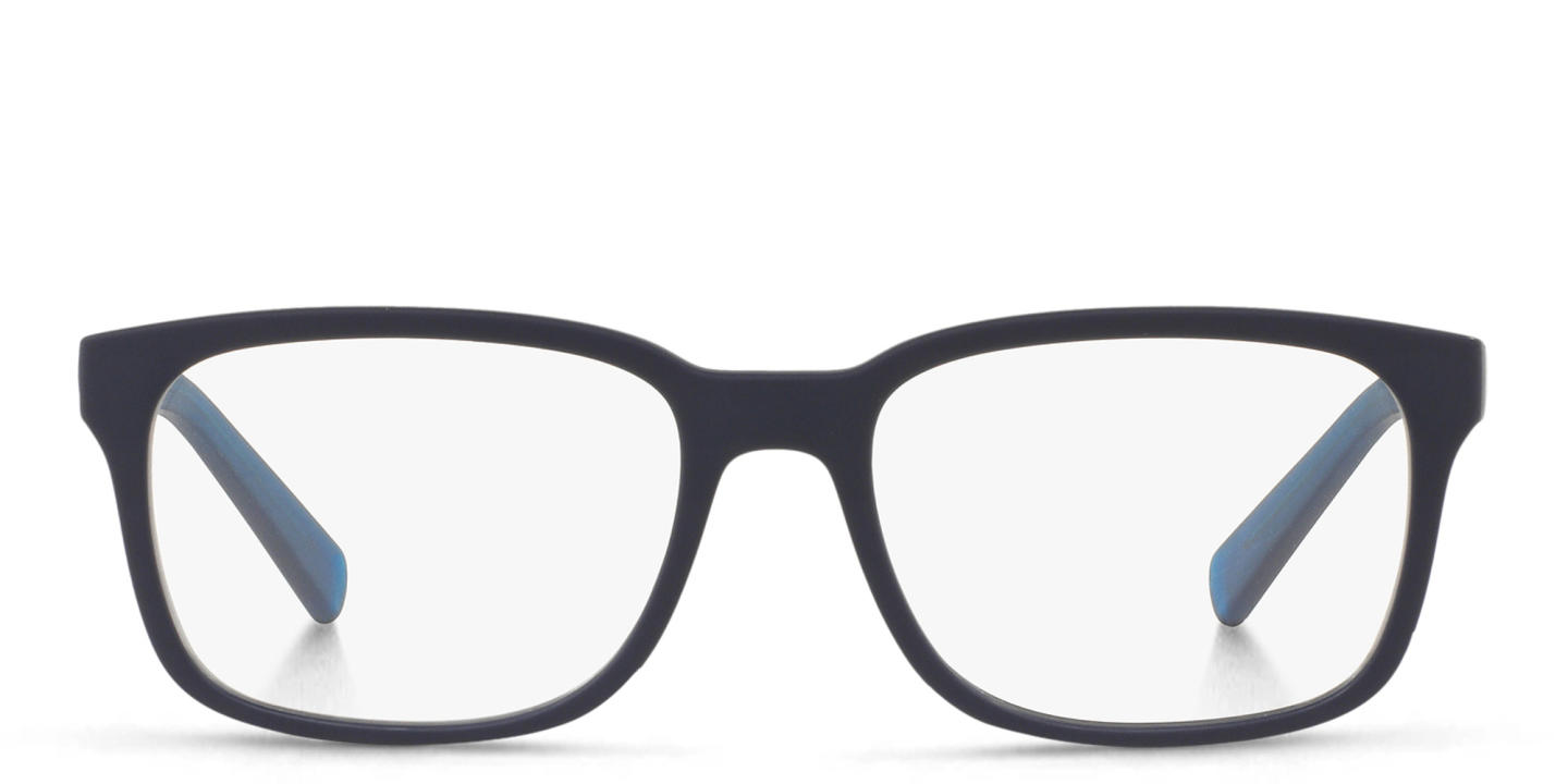 Armani Exchange Rectangle Eyeglasses in Blue – Product Photo 0
