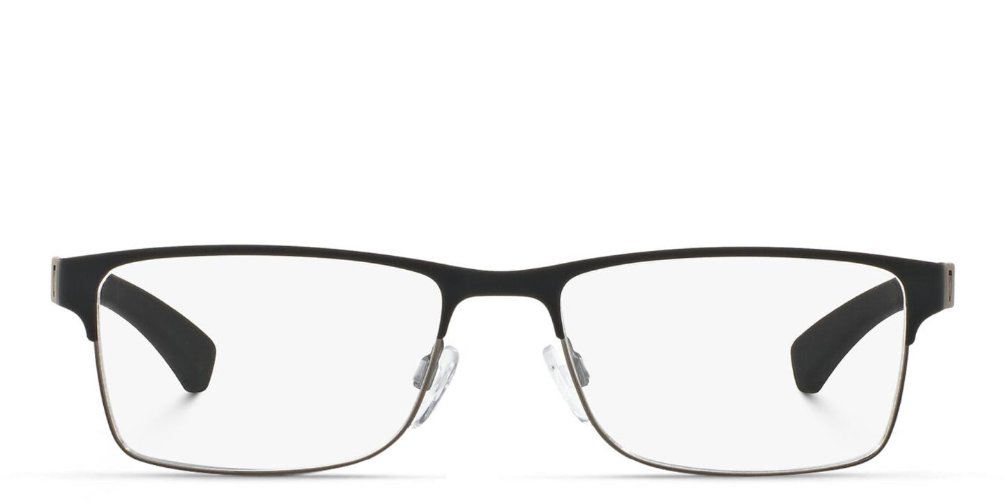 Emporio Armani Rectangle Eyeglasses in Black – Product Photo 0