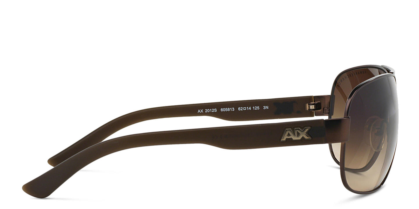 Armani Exchange Pilot Sunglasses in Brown – Product Photo 2