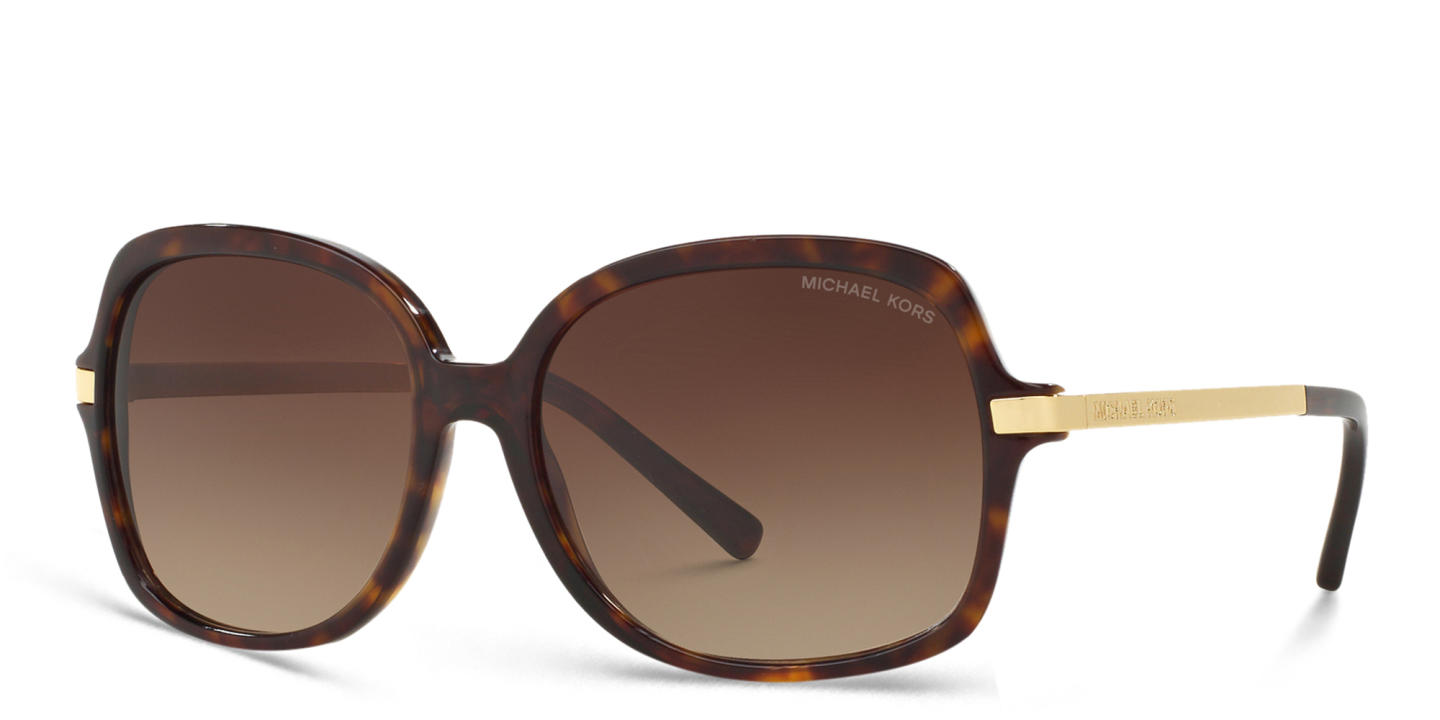 Michael Kors Adrianna II Square Sunglasses in Havana – Product Photo 1