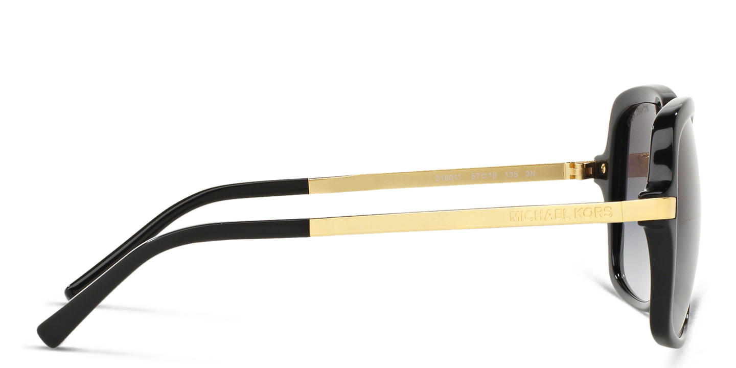 Michael Kors Adrianna II Square Sunglasses in Black – Product Photo 2