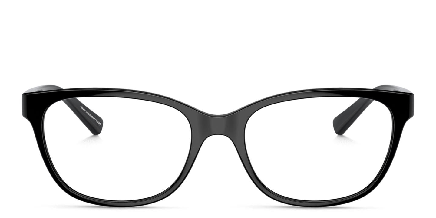 Armani Exchange Cat-Eye Eyeglasses in Black – Product Photo 0