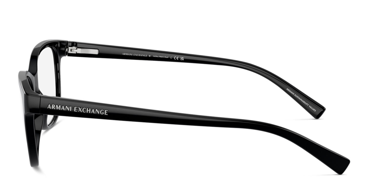 Armani Exchange Cat-Eye Eyeglasses in Black – Product Photo 2