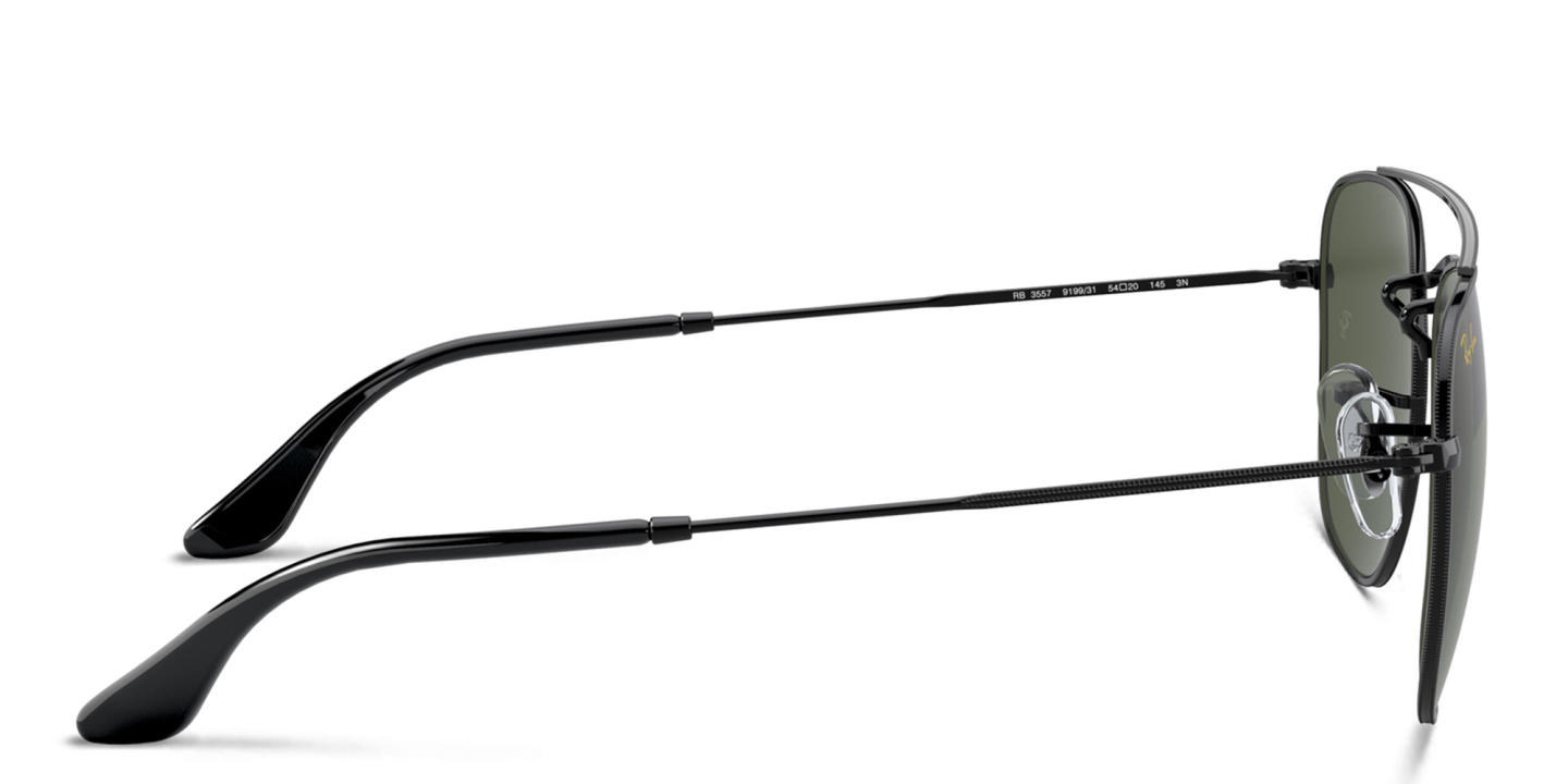 Shop Ray-Ban Square Sunglasses in Black online.