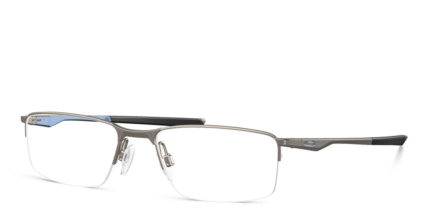 Oakley Socket 5.5 Half-Rim Rectangle Eyeglasses in Gunmetal – Product Photo 1