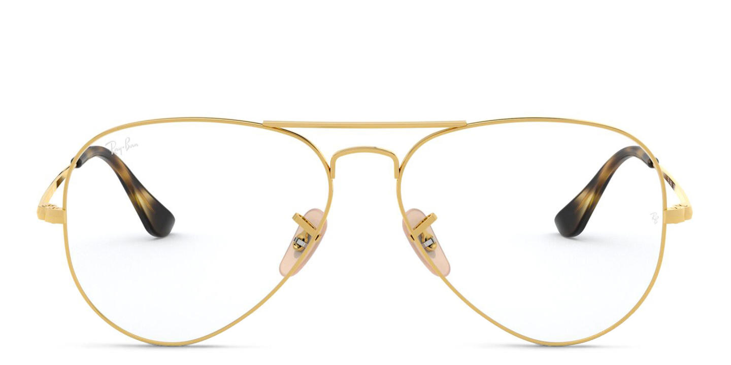 Ray-Ban Pilot Optics Eyeglasses in Gold – Product Photo 0