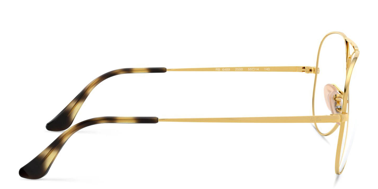 Ray-Ban Pilot Optics Eyeglasses in Gold – Product Photo 3