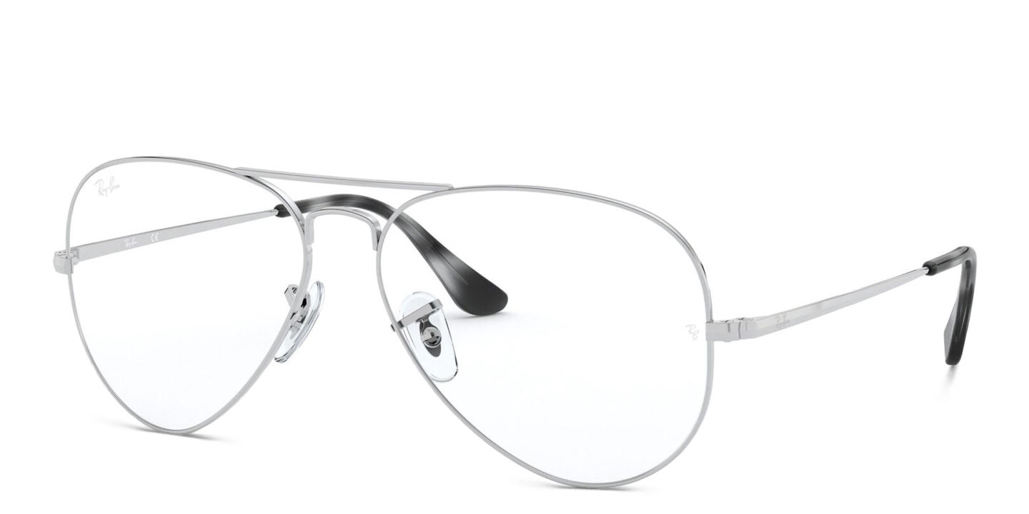 Ray-Ban Pilot Optics Eyeglasses in Silver – Product Photo 2