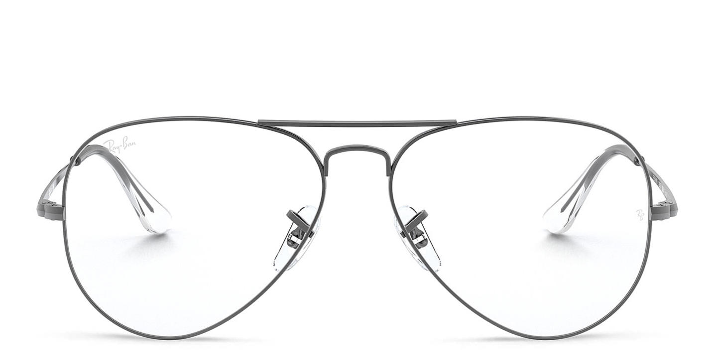 Ray-Ban Unisex Aviator Eyeglasses in Gunmetal – Product Photo 0
