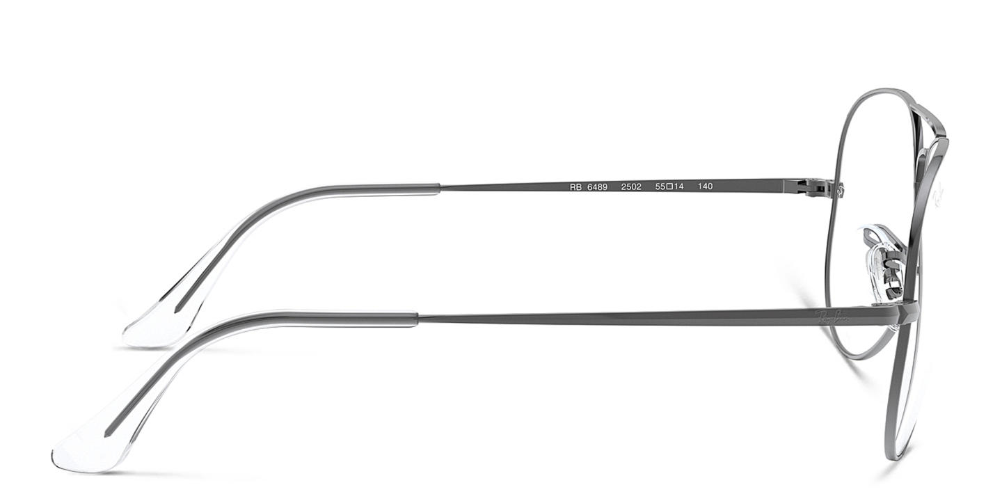 Ray-Ban Unisex Aviator Eyeglasses in Gunmetal – Product Photo 2