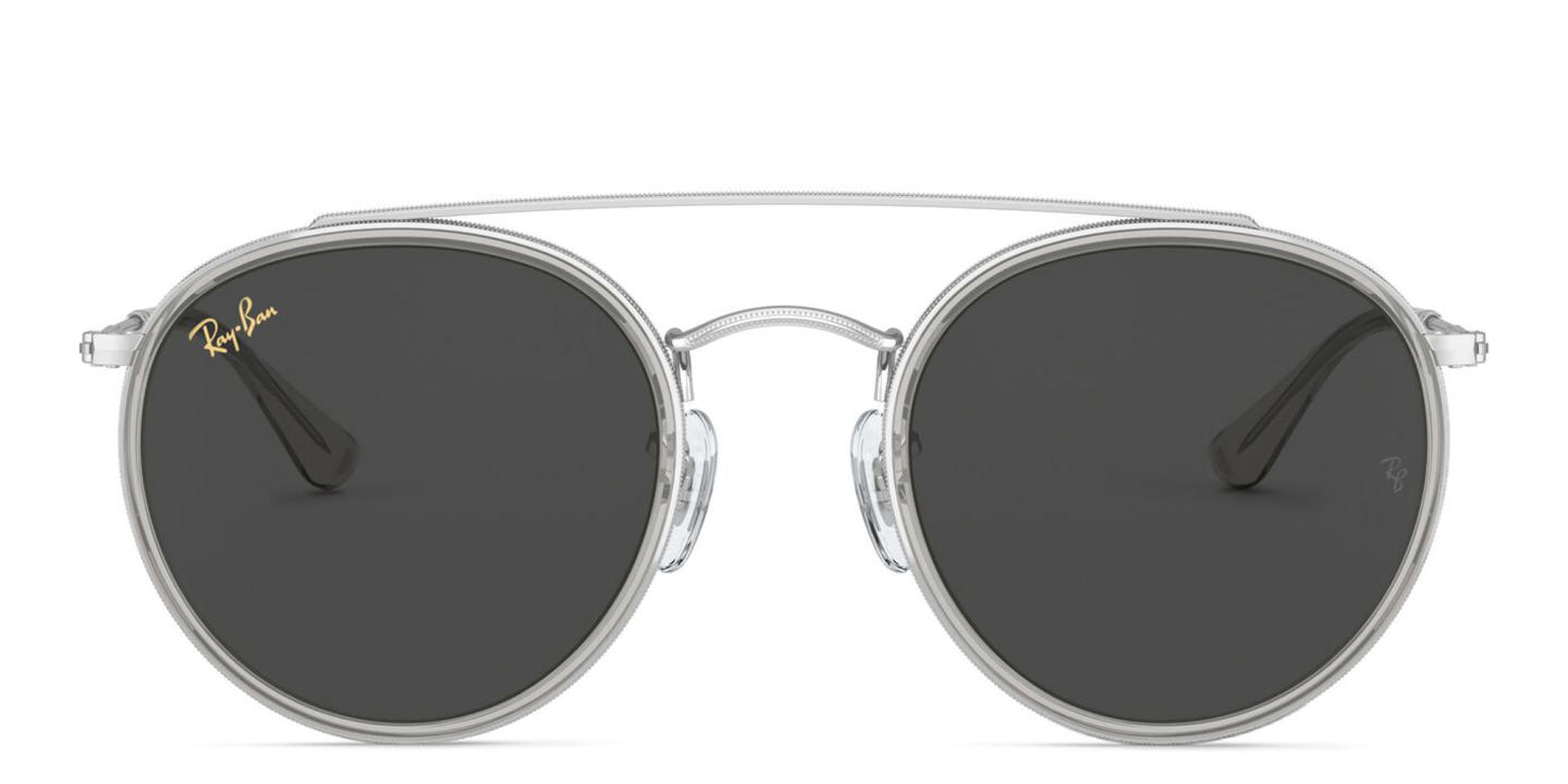 Ray-Ban Unisex Round Sunglasses in Silver – Product Photo 0