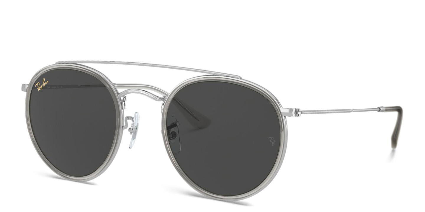 Ray-Ban Unisex Round Sunglasses in Silver – Product Photo 2