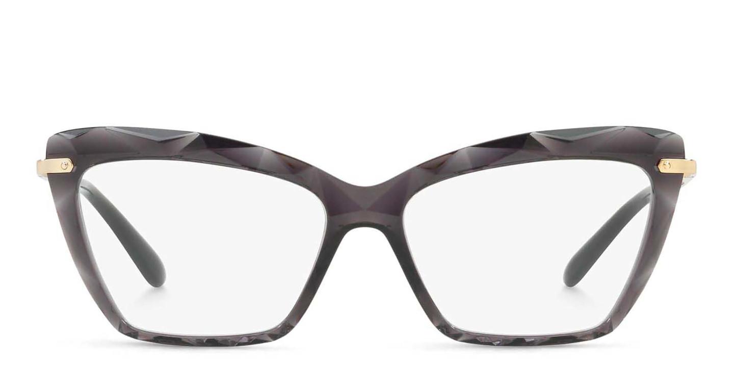 Dolce & Gabbana Cat Eye Eyeglasses in Grey – Product Photo 0