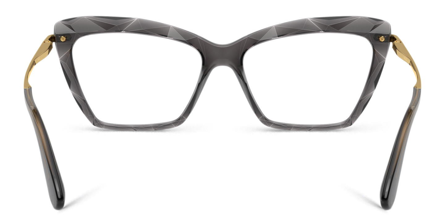 Dolce & Gabbana Cat Eye Eyeglasses in Grey – Product Photo 3