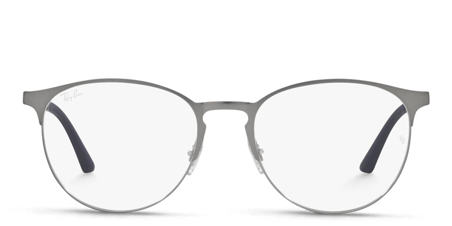 Shop Ray-Ban Unisex Panthos Eyeglasses in Gunmetal online.