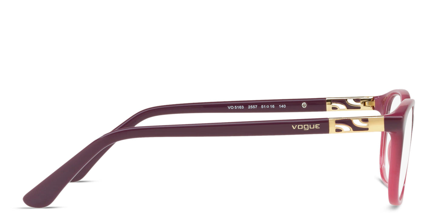 Vogue Eyewear Rectangle Eyeglasses in Purple – Product Photo 2