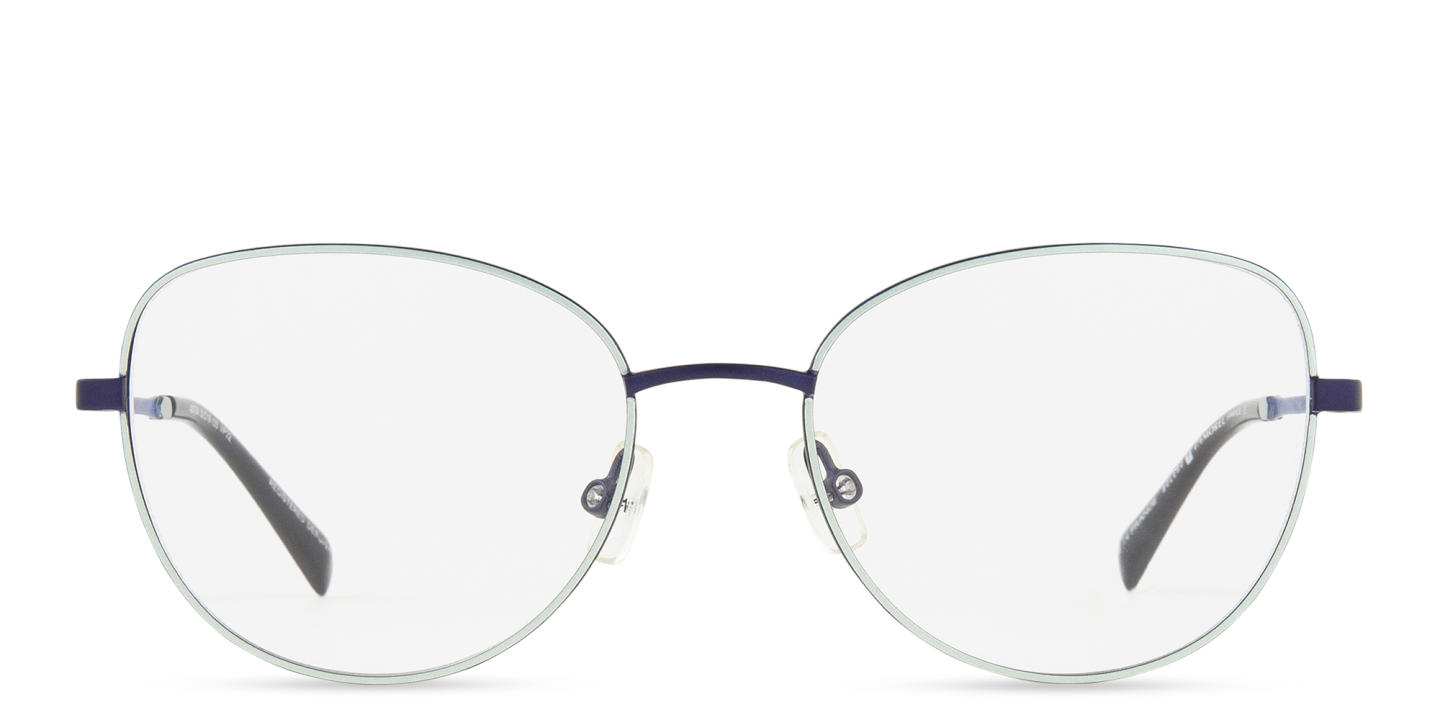 Shop Tempo Cat-Eye Eyeglasses in Blue online.