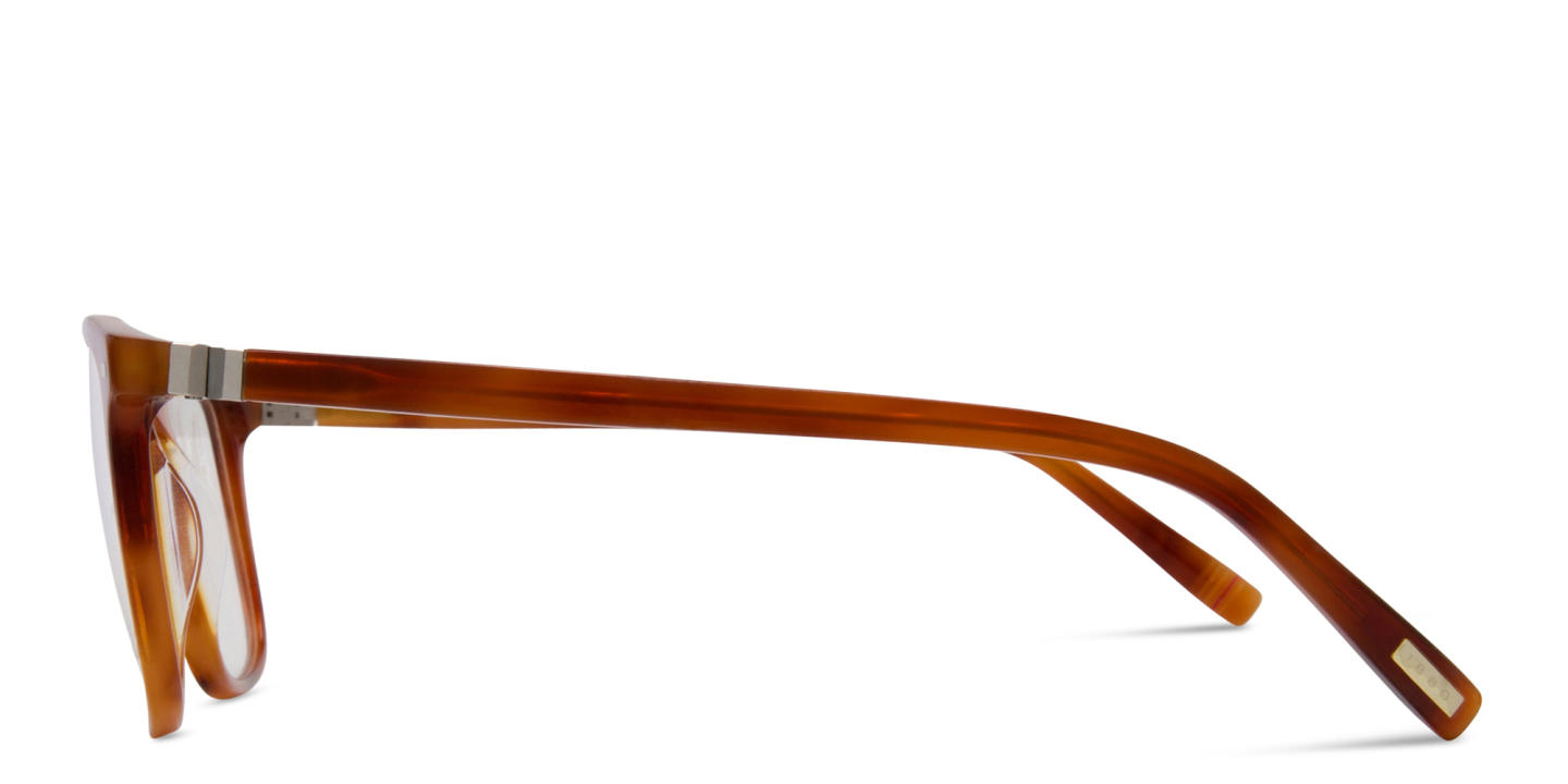 Tempo Square Eyeglasses in Brown – Product Photo 2