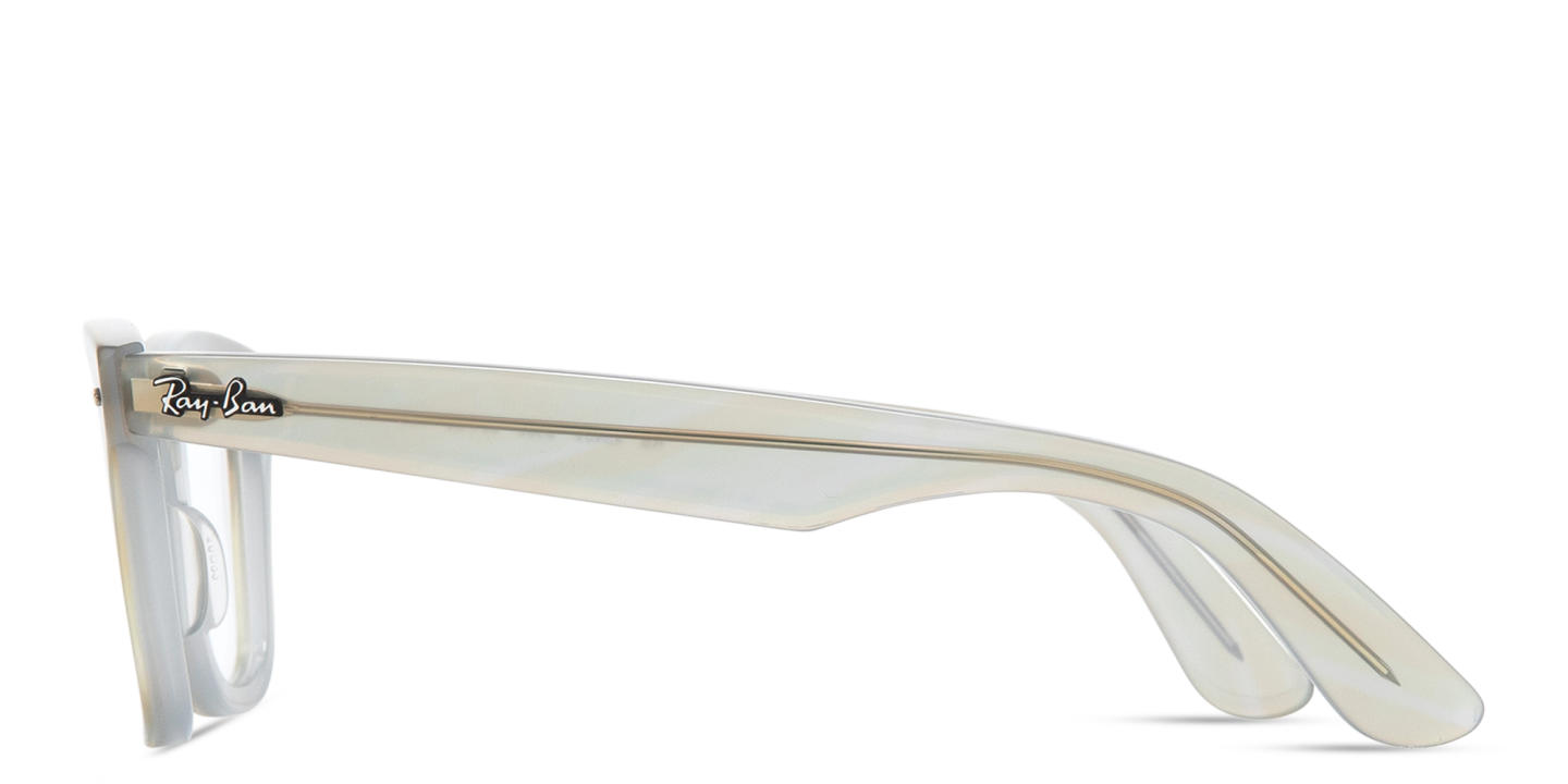 Shop Ray-Ban Wayfarer Ease Optics Change Eyeglasses in Blue online.