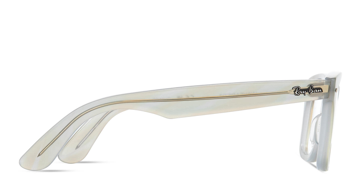 Shop Ray-Ban Wayfarer Ease Optics Change Eyeglasses in Blue online.